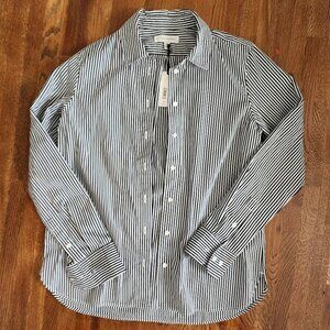 NWT Banana Republic / Button Down Shirt / B&W / Size XS